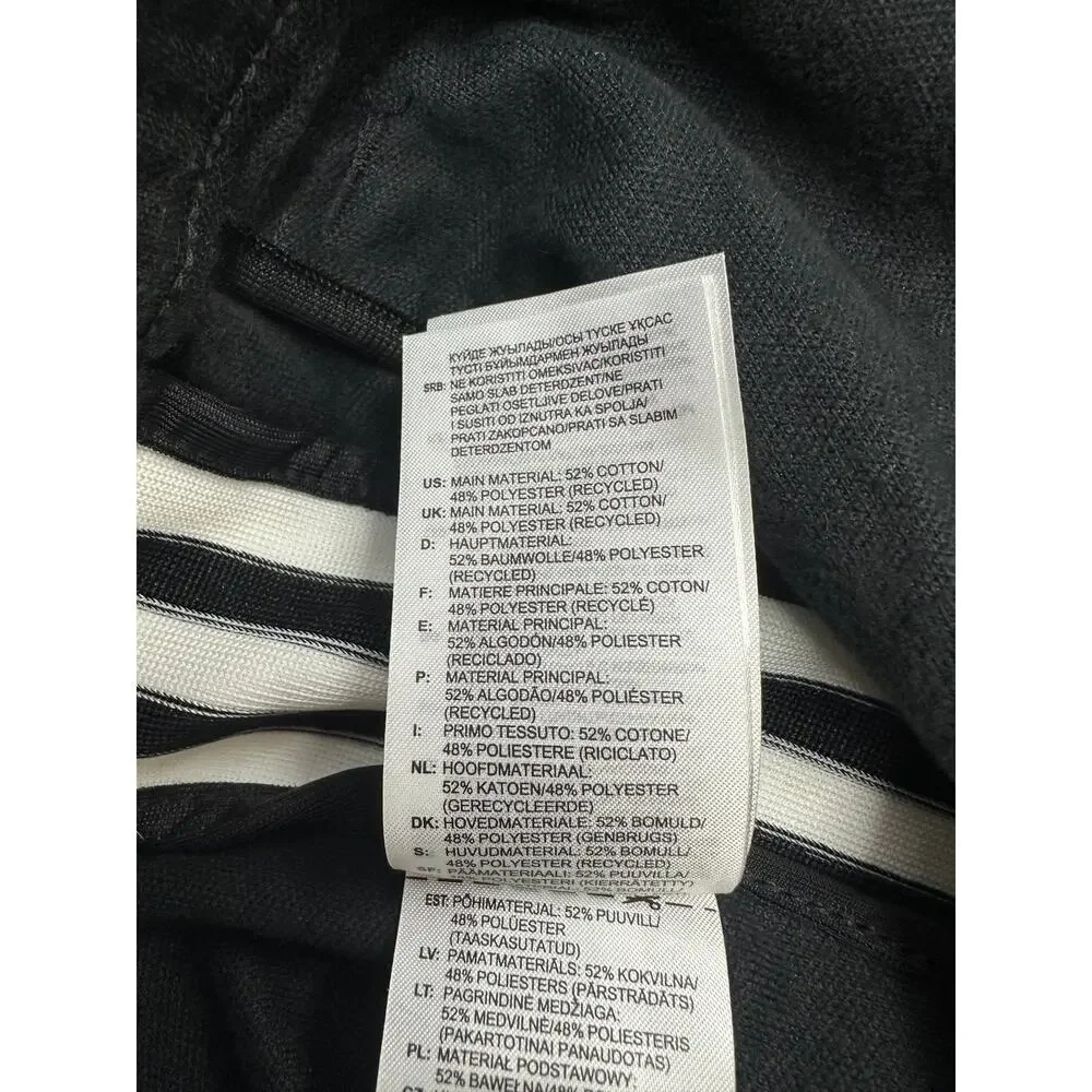 Adidas Originals Beckenbauer Track Pants Men's L Black 3-Stripes Trefoil NWT